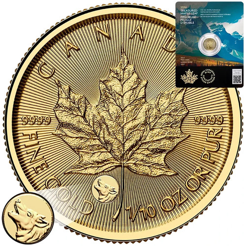 Moneta oro maple - d'oro, leaf