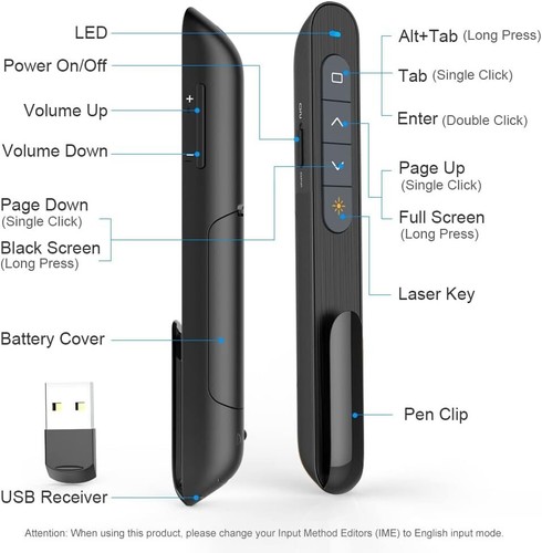 Puntatore presenter wireless - puntatore,