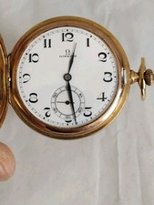 Orologio NOS Tasca Omega Placato ORO Cassa 46mm Good Condition