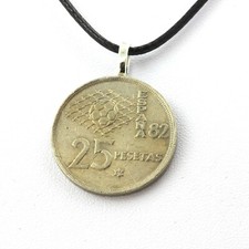 Collana moneta spagnola - collana, 25