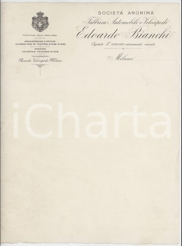 1920 milano edoardo - edoardo, bianchi