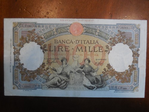 Banconota 1000 lire 1943 - 1000,