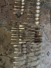 christofle malmaison Servizio Posato Da 6  38 Pezzi Pari Al Nuovo 