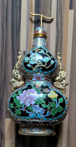 Vaso cloisonné cinese forma - vaso,
