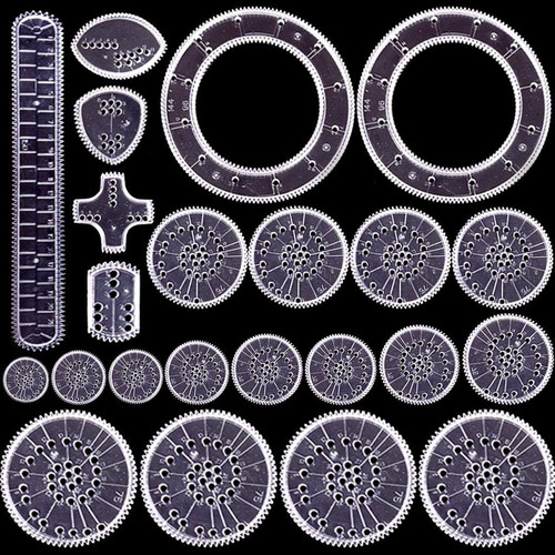 Spirografo per disegno - per,