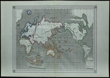 1850ca - Planisfero & Carta