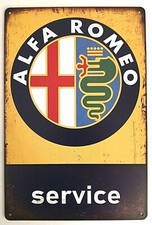 Targa alfa romeo auto service