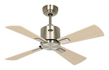 Mini Ventilatore Telecomando Eco Neo Ottone 92 CM Dc Ventola Acero Faggio