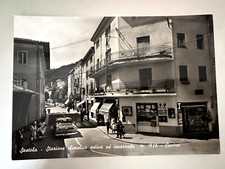 cartolina anni 50 CA SESTOLA MODENA bella animata auto d'epoca negozi