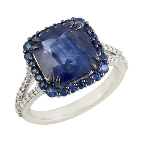 Anello aureola oro bianco - aureola, in