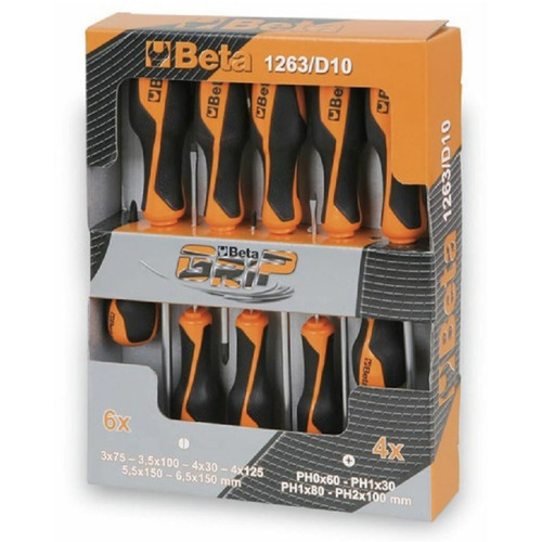 Serie cacciaviti croce - 10, e