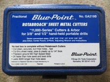 BLUE-POINT BY SNAP-ON N. GA219B KIT TAGLIERINA PER FORI LAMIERA CON CUSTODIA