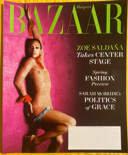 Zoe saldana harper - saldana, bazaar