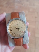 Orologio automatico militare trincea quadrante 24 ore gabbiano stella rossa ST1622 50M 21J 40mm