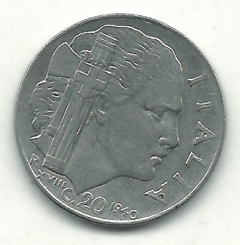 High grade 1940 italy - r, 20