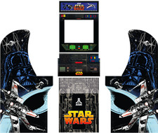 Armadio Arcade 1UP grafica/opera d'arte armadio completo - Star Wars Atari