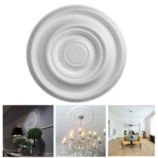 Rosoni in Polistirolo Rosone per Lampadario da Soffitto Decorativo Liscio D.32