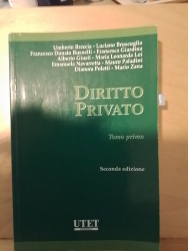 Diritto privato tomo primo - privato,,