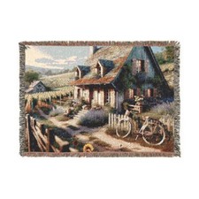 Trapunta coperta arazzo