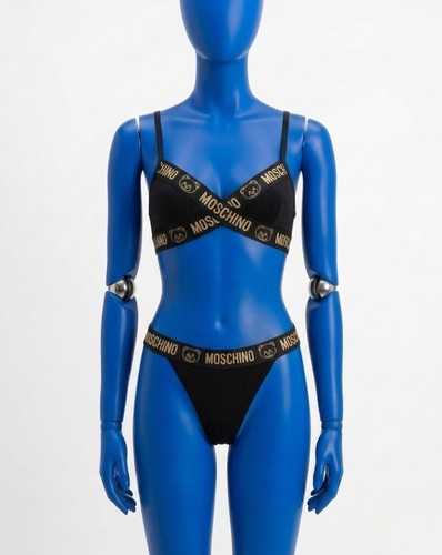 Set intimo moschino nero oro - moschino,