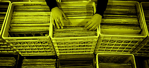Vinyl records pick - &, choose