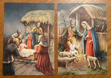 2 Cartoline di Buon Natale - anni 50