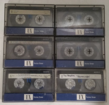 Lotto 6x SONY UX 50 60 80 CROMO TIPO 2 II musicassette vergini cassette tape