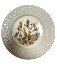 ANTICO PIATTO TAVOLA O PARETE FAENZA FORTE SPIGA PORCELLANA CERAMICA VINTAGE