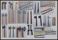 Lego Accessori Pirati Castello Armi  Asce  Lance      Entra nel negozio e scegli