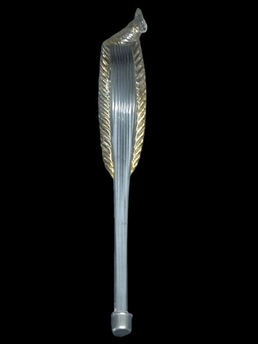 Foglia alta cristallo oro