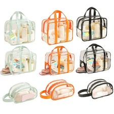 Ampia Borsa Trucco Trasparente