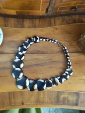 Collana Vintage In Bachelite Finto Osso