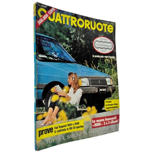 Quattroruote settembre 1981