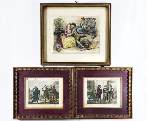 Tre stampe vintage - tre,