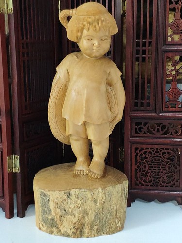 St009 statuina intagliata in - intagliata,