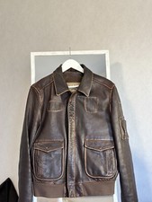 Giacca pelle marrone A-2