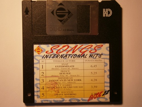 Keyboardsongs disk per gem - 22,