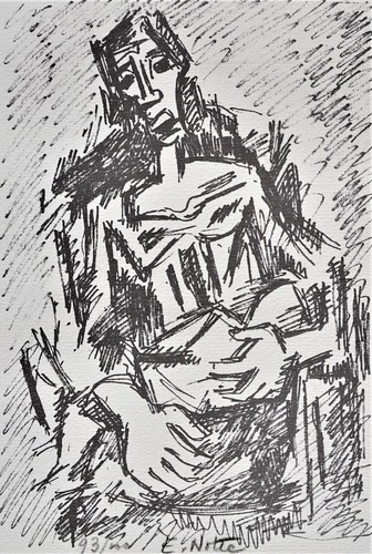 Emilio notte litografia - notte,