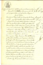 1908 CREMONA Contratto mutuo Giuseppe MANFREDI e SocietÃ  Cooperativa Popolare