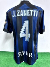 MAGLIA INTER ZANETTI LAST MATCH WORN ISSUE SHIRT JERSEY CAMISETA COA 2013/2014