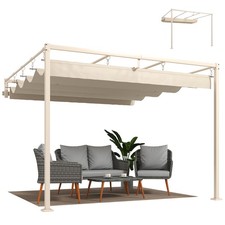 Outsunny Pergola Addossata 3x3
