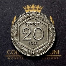 Centesimi esagono 1919 - esagono,