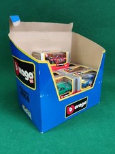 BURAGO 1:43 LOTTO 13 MODELLI BOX ESPOSITORE NUOVO VINTAGE MACCHININE STOCK ITA -