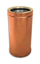 CANNA FUMARIA  DOPPIA PARETE COIBENTATA  ACCIAIO INOX/RAME AISI 316/RAME