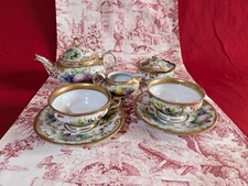 Servizio da Tè Vecchia Parigi - Vieux Paris - decoro frutta - due tazze '800