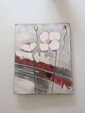 Quadro moderno fiore rosa in
