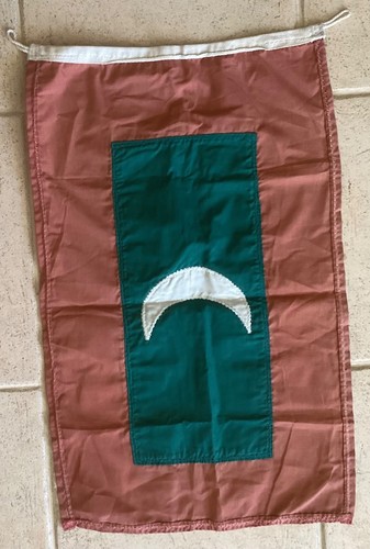 Vintage maldives linen boat - vintage,