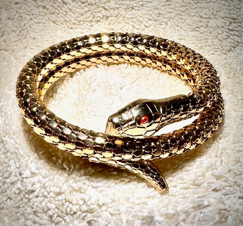 Bracciale serpente tono oro - serpente,