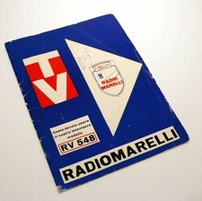 TV RADIOMARELLI COME USARE IL VOSTRO TELEVISORE RV 548 MANUALE USO 1963 L1068S13