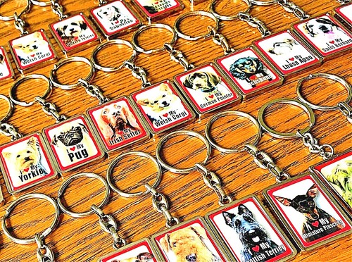 Dog keyring solid - solid, ideal
